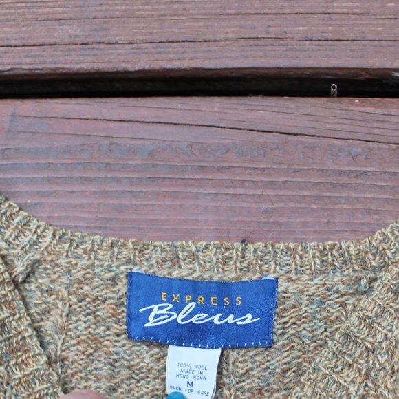Express Bleus Wool Sweater - size Medium - Picture 9 of 12